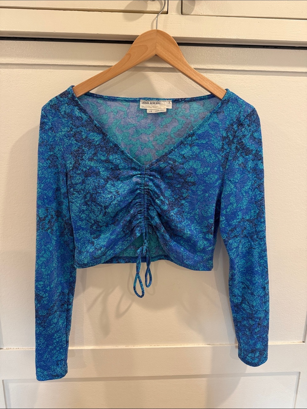Urban Outfitters Cropped Long Sleeve Top